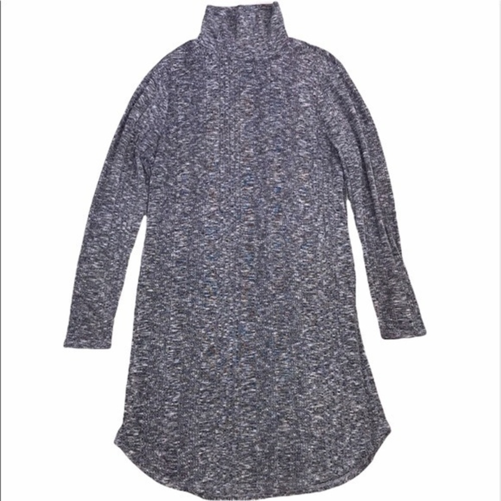No Comment Long Sleeve Turtleneck Dress